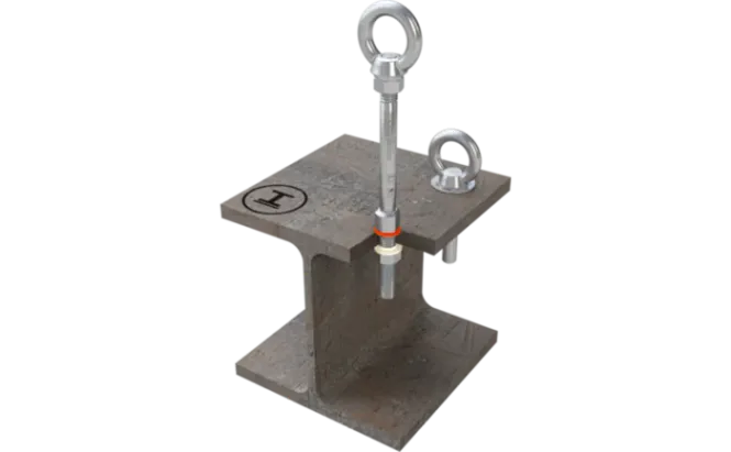 Hovedbilde ABS post ståldrager 16 mm 60 cm