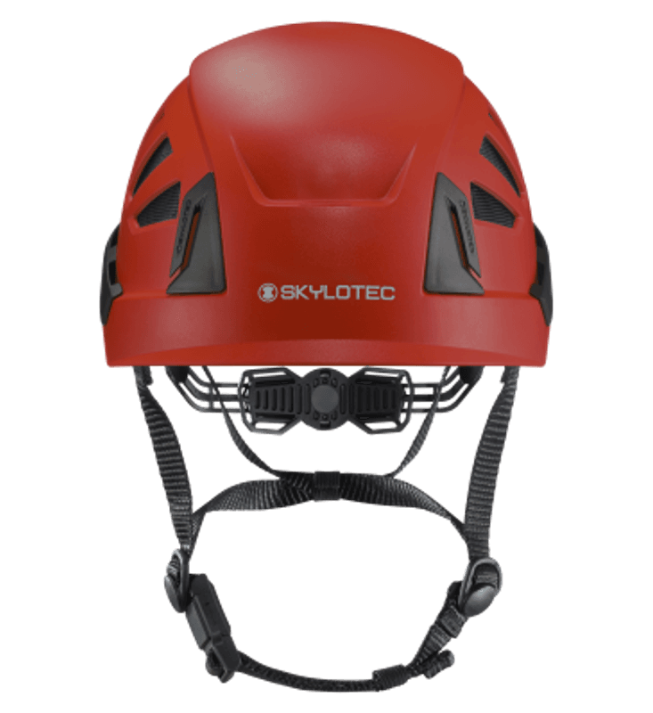 SKYLOTEC INCEPTOR GRX hjelm med hakestropp rød