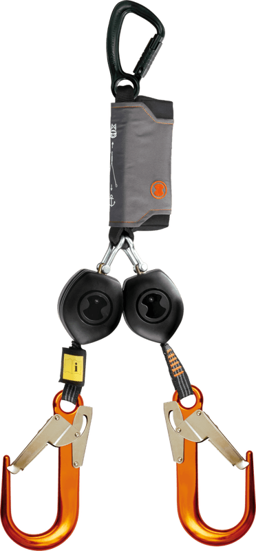 SKYLOTEC PEANUT Y dobbel fallblokk bånd 2,5m