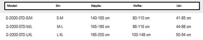 Hovedbilde SKYLOTEC AMPURI hel kroppssele L-XL