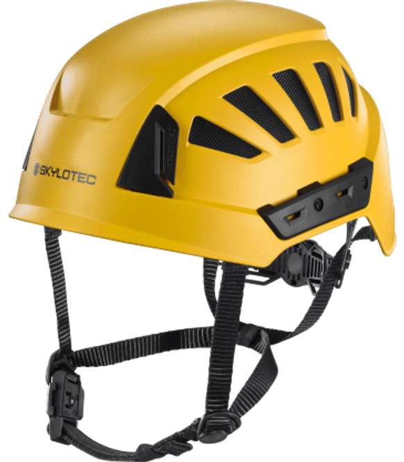 Hovedbilde SKYLOTEC INCEPTOR GRX hjelm med hakestropp gul