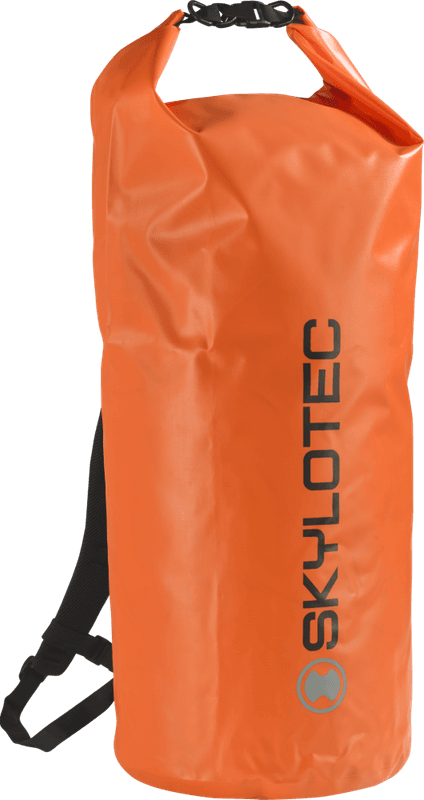 SKYLOTEC DRYBAG med bæresystem 35 L/120 m tau orange
